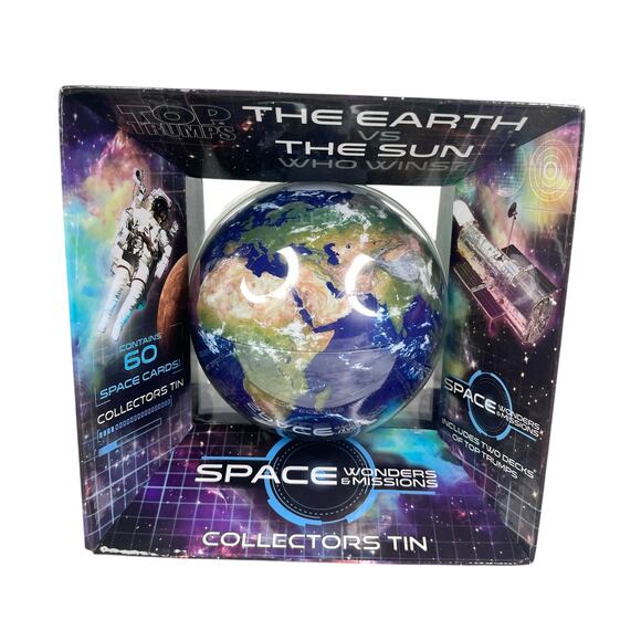 Top Trumps Space Wonders & Missions Collector's Tin 60 Cards New - Picture 11 of 12